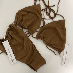 RIOT SWIM BIXI SET - BROWN SUGAR - M